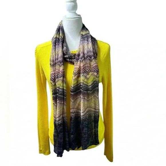 Missoni Large Zig Zag Scarf  60” length - Picture 1 of 5